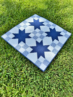 Sawtooth Star Baby Quilt